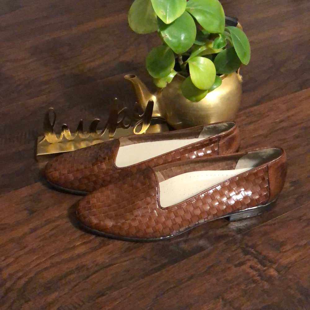 Rich Chocolate Woven Loafer by Trotter’s